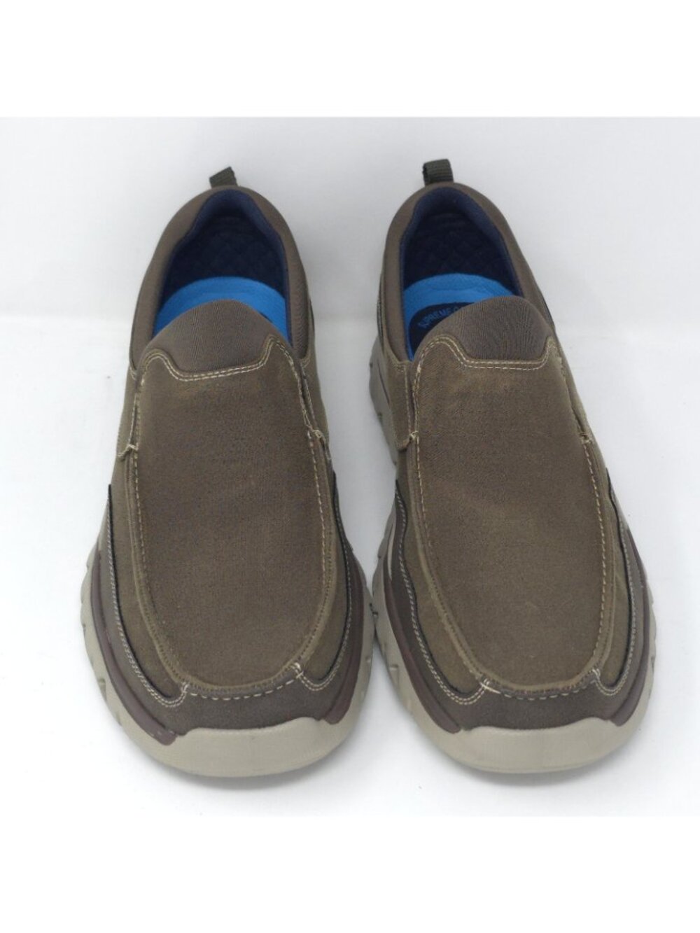 New Dockers Coban Black Faux Leather Slip-On Loafers Memory Foam Men’s 10.5M - Picture 3 of 7